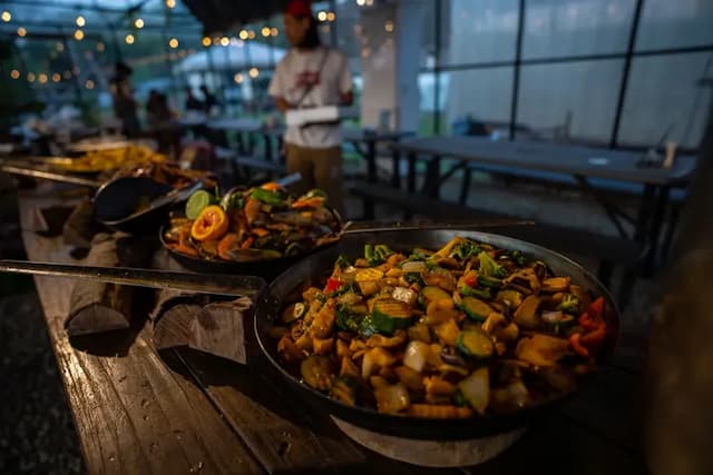 荒野半島｜無敵湖景豪華露營、一泊二食贈體驗、附冷氣-【豪華露營】神殿帳5M-9