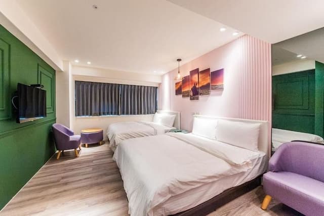 Park Ch'i Inn-Quadruple Room with View-6