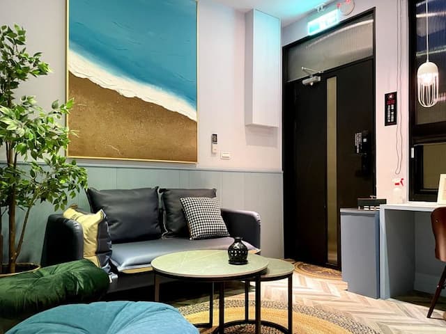 台南田町旅宿｜4人包棟、免費停車、１台免費騎乘Gogoro、緊鄰神農街-4人包棟-14