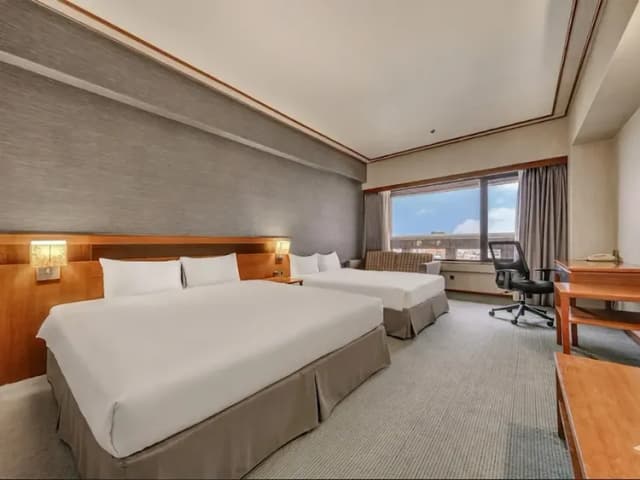 承攜行旅新竹中央-承美雙床客房-1