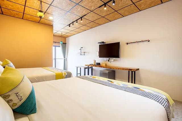 小琉球雲朵家包棟民宿-陽台四人房