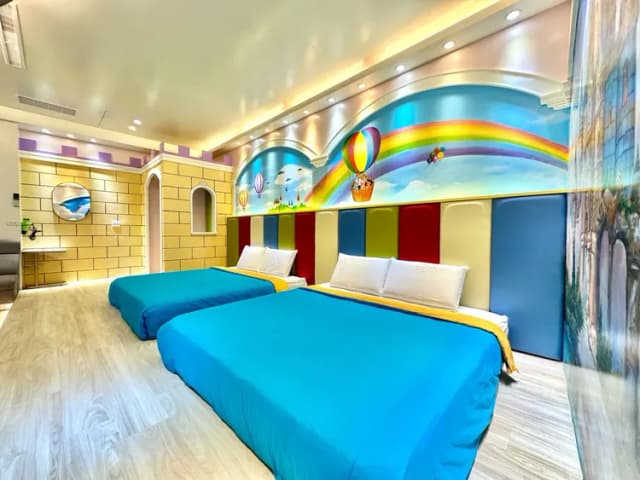 Little Ryukyu Boath House B & B-Family Room (4-person) - VIP Swing & Slide - 1F-7