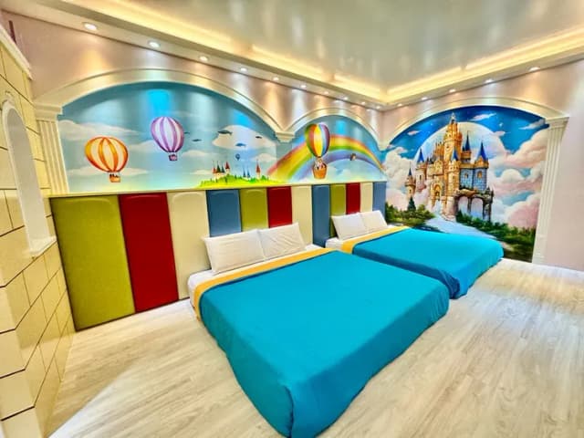 Little Ryukyu Boath House B & B-Family Room (4-person) - VIP Swing & Slide - 1F-5