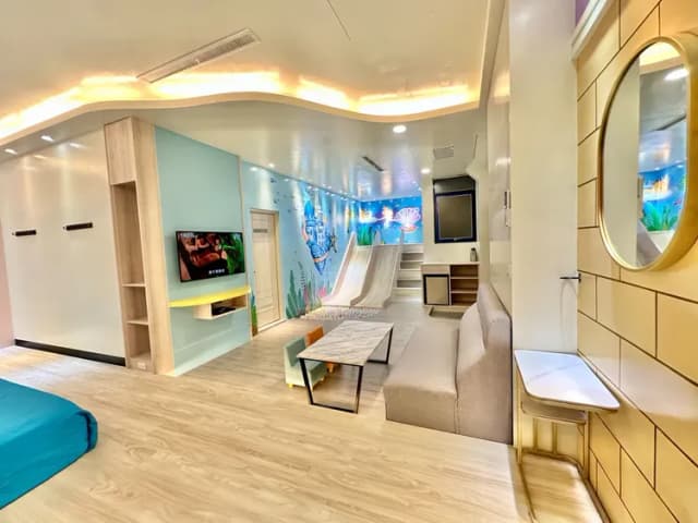 Little Ryukyu Boath House B & B-Family Room (4-person) - VIP Swing & Slide - 1F-6