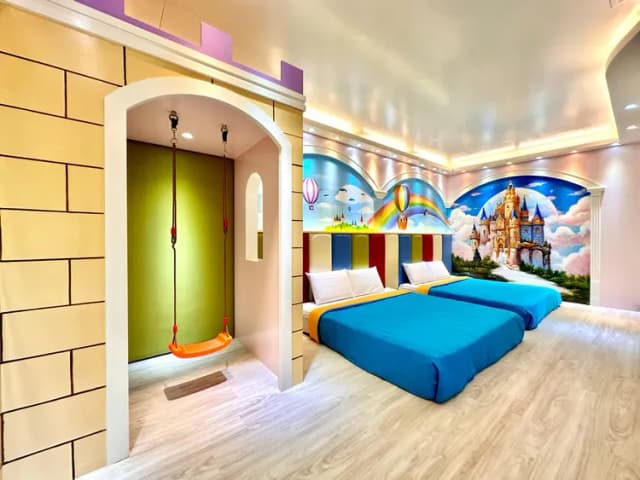 Little Ryukyu Boath House B & B-Family Room (4-person) - VIP Swing & Slide - 1F-4