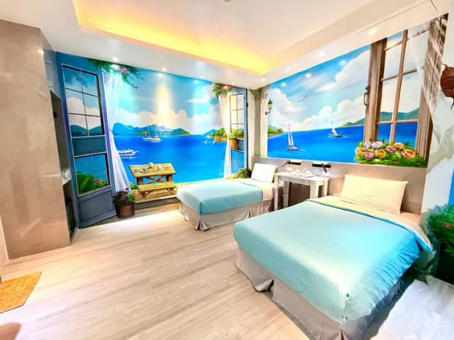 Little Ryukyu Boath House B & B-Double Room - Red Fish 2F-1