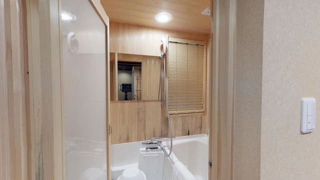 お風呂は広いです