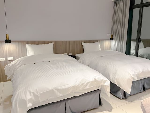 A401、C401、D401雙床房房型