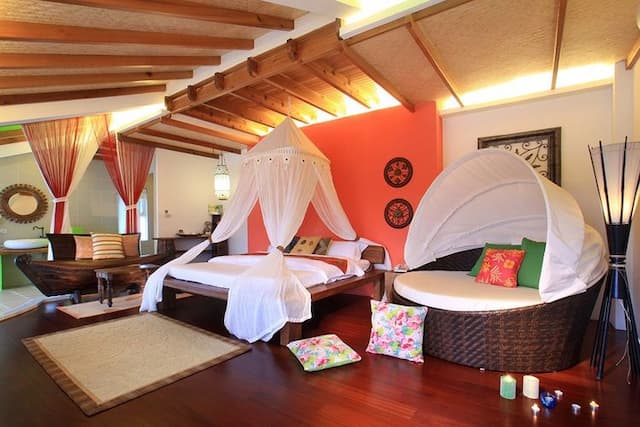 Lotus Spring Garden Huajian Yashe-Flower Room Yashe - Bali Island Double Room-1