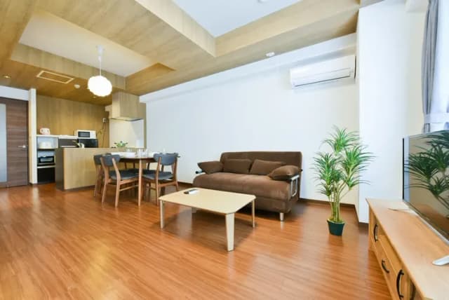 マンション一室の民泊部屋