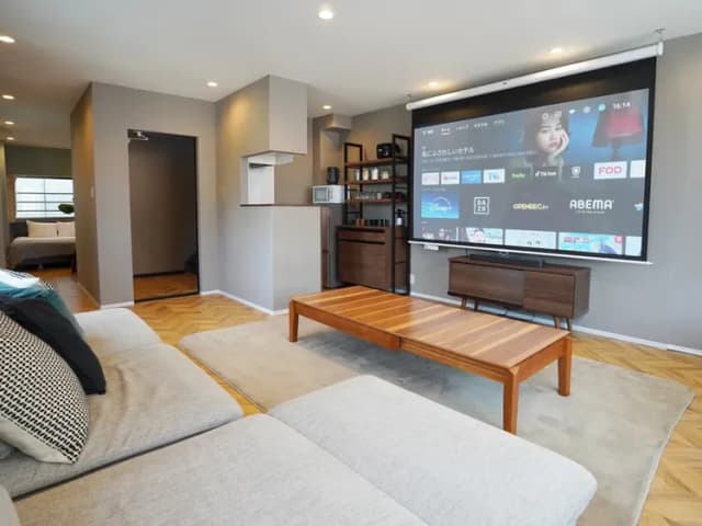 TABISAI PREMIUM Hakata-Nakasu Kawabata-Fukuoka's largest luxury private hotel ★ Watch movies on a large screen ★ 2 minutes from Nakasu Kawabata Station-9