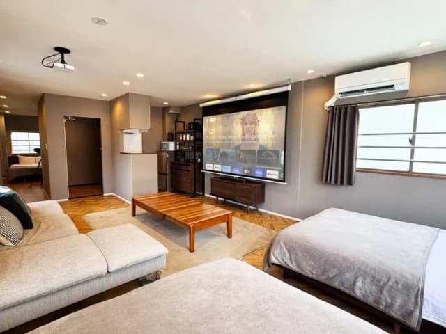 TABISAI PREMIUM Hakata-Nakasu Kawabata-Fukuoka's largest luxury private hotel ★ Watch movies on a large screen ★ 2 minutes from Nakasu Kawabata Station-2