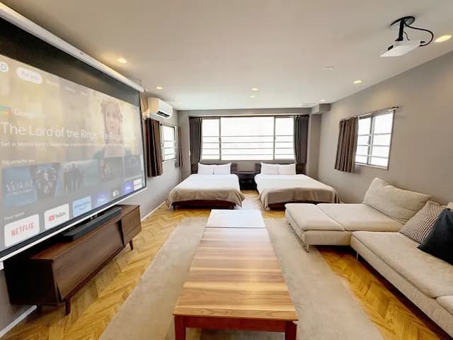 TABISAI HOTEL PREMIUM 博多-中洲-【2020年OPEN】福岡最大級贅沢な広さ貸切ホテル★最大16名★中洲川端駅2分-7