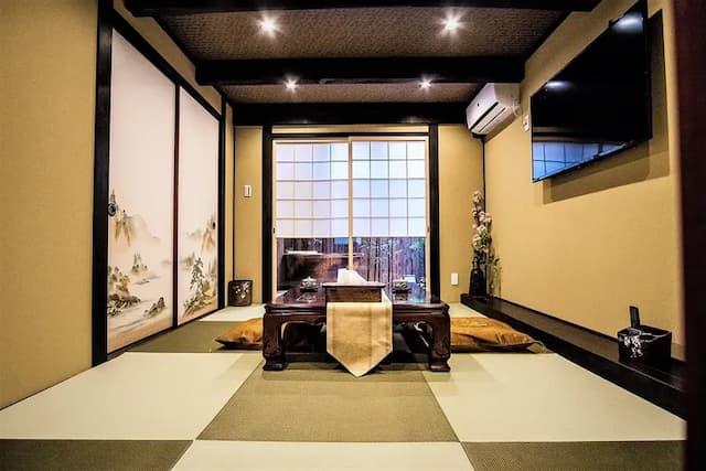 [Rental building of Kyomachiya] Shigaraki ware open-air bath Higashiyama Sanjo ● Kyoran-Shirakawa House ●-Kyomachiya with open-air bath Private room plan Shirakawa House-4