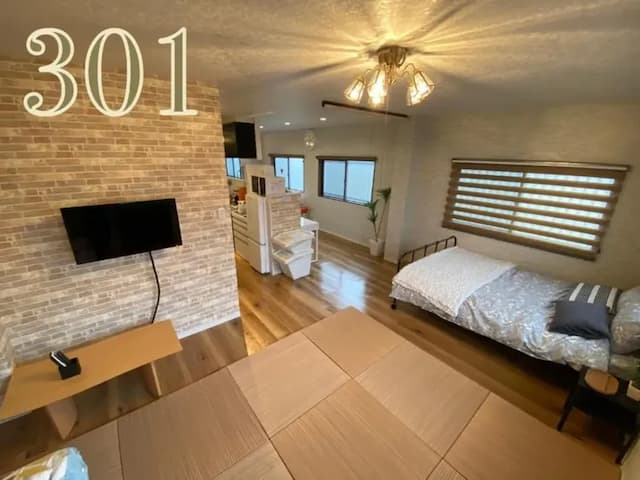 蘋果之家-3｜近海遊館&大阪港&環球影城-301號房-包層、有陽台、雙洗臉台-12