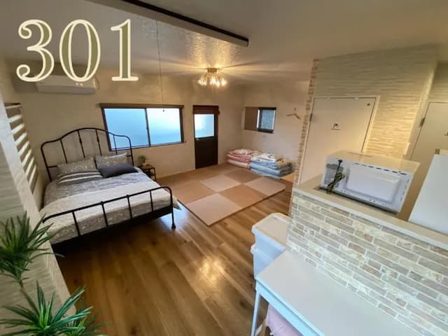 蘋果之家-3｜近海遊館&大阪港&環球影城-301號房-包層、有陽台、雙洗臉台-11