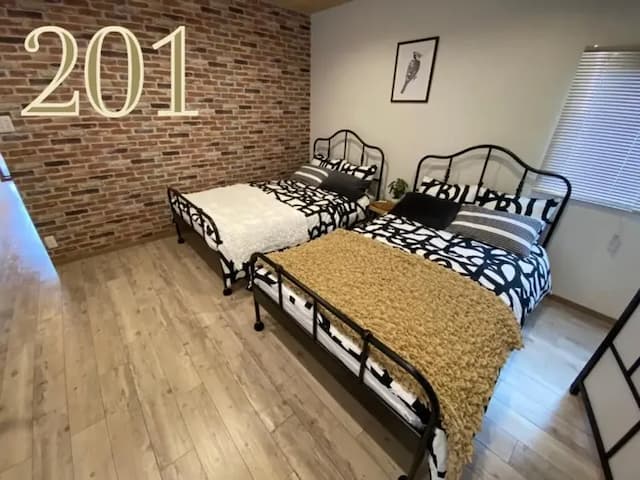 蘋果之家-2｜近海遊館&大阪港&環球影城-201號房 包層 雙洗臉台-4