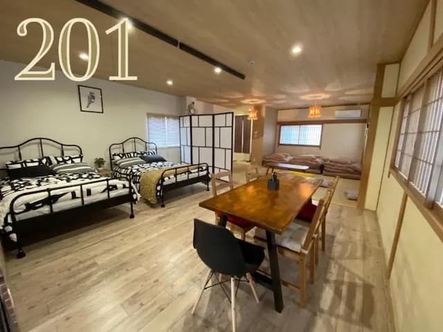 蘋果之家-2｜近海遊館&大阪港&環球影城-201號房 包層 雙洗臉台-2