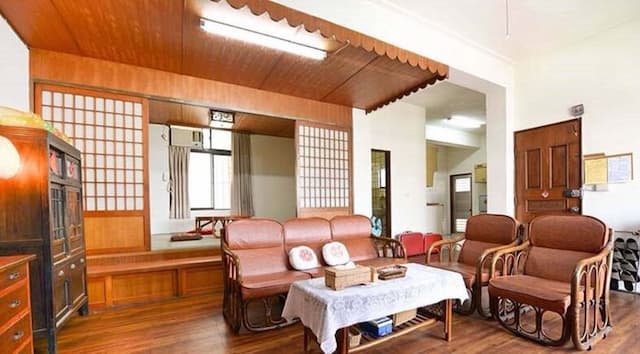 識 臺南｜近藍晒圖＆奇美博物館、只接一組房客-包層懷舊樸實氛圍的老式公寓，兩人包層入住-1