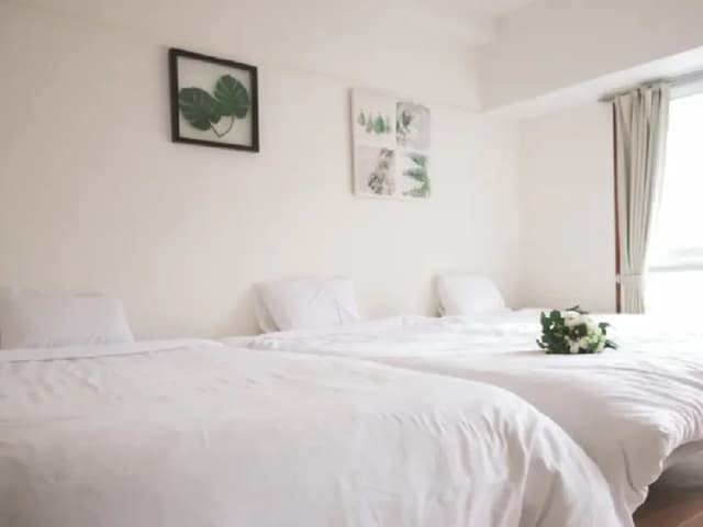 Linen is hotel use! ホテルで使用されているリネンと同じものを使用しています。