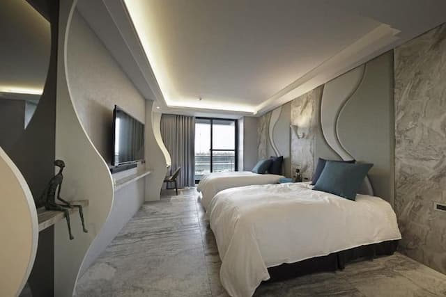 DOHOHOTEL-Classic Twin Room (No Meat Food)-1