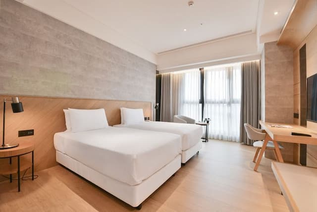 New｜CHECK inn Select New Taipei Sanchong Waterfront-Classic Twin Room-2