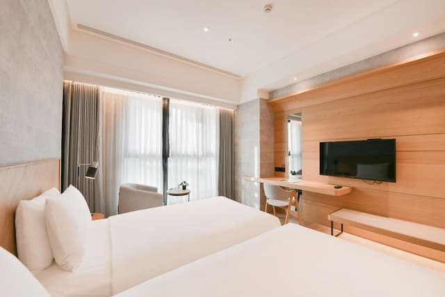 New｜CHECK inn Select New Taipei Sanchong Waterfront-Classic Twin Room-3