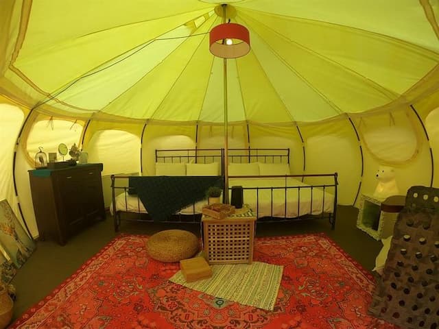 寨酌然野奢庄園｜親子野趣露營、一泊二食-【野趣露營】野鴿區|公共衛浴-4