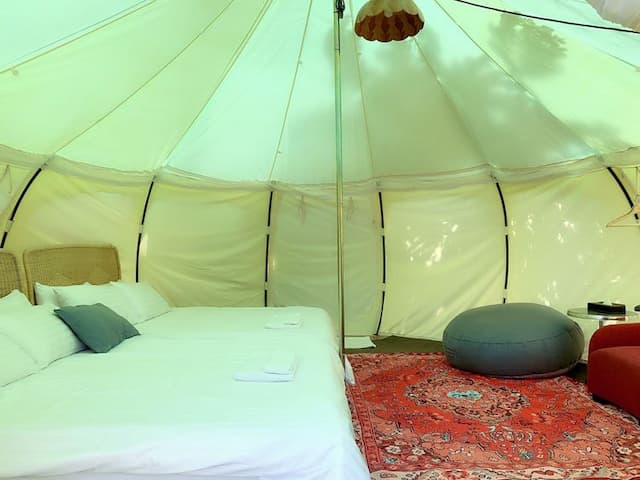 寨酌然野奢庄園｜親子野趣露營、一泊二食-【野趣露營】野鴿區|公共衛浴-6