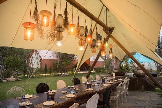 寨酌然野奢庄園｜親子野趣露營、一泊二食-【野趣露營】野鴿區|公共衛浴-2