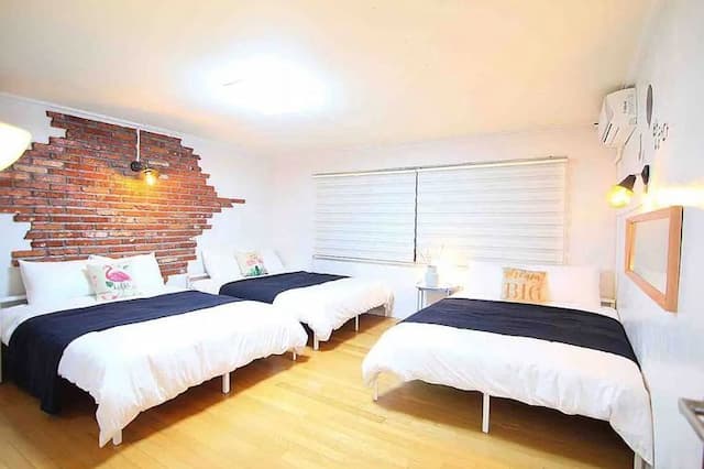 陳&蘇吉居 III｜5分鐘到弘大入口站 近京義線書街 延世大學-12-16人房-3