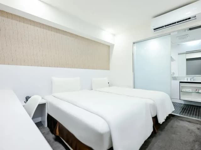 雀客快捷台北永康｜永康街商圈旁、緊靠捷運站、交通便利-純捷雙床客房(無窗)-3