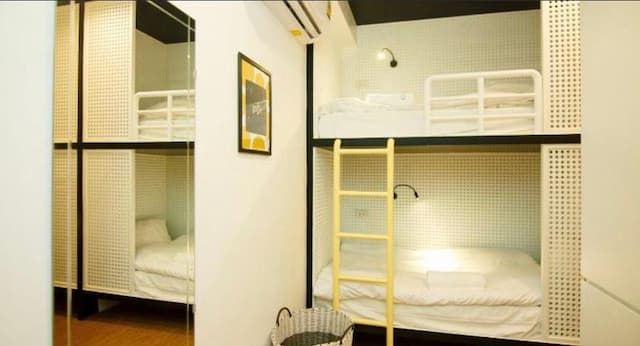 曼谷埃利斯酒店 (The Ellis Bangkok)-6床混合宿舍 (Bed in 6-Bed Mixed- Dormitory Room)-1