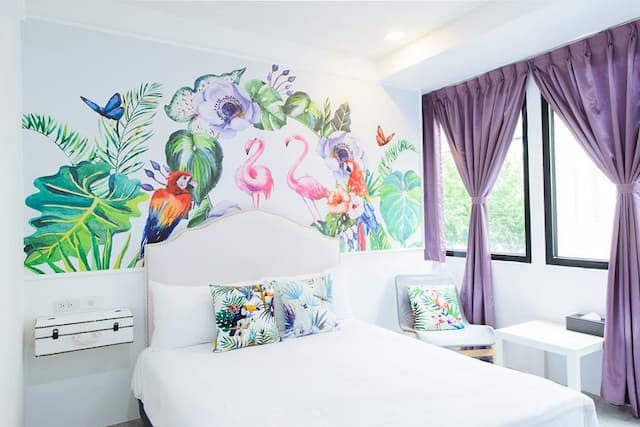 知竹常樂主題民宿-熱帶林雙人房（不含早）-4