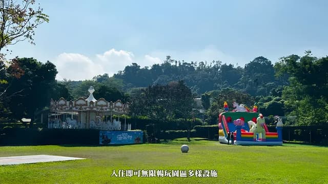 海盜村｜一泊一食｜樂園暢玩、寵物友善-四人海神殿彩繪房(一泊一食)-13