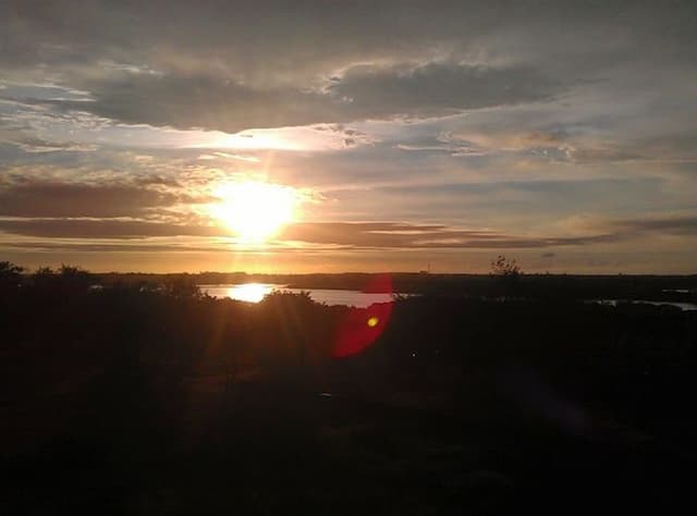 臨近台江國家公園、鹽水溪 riverside landscape near our house