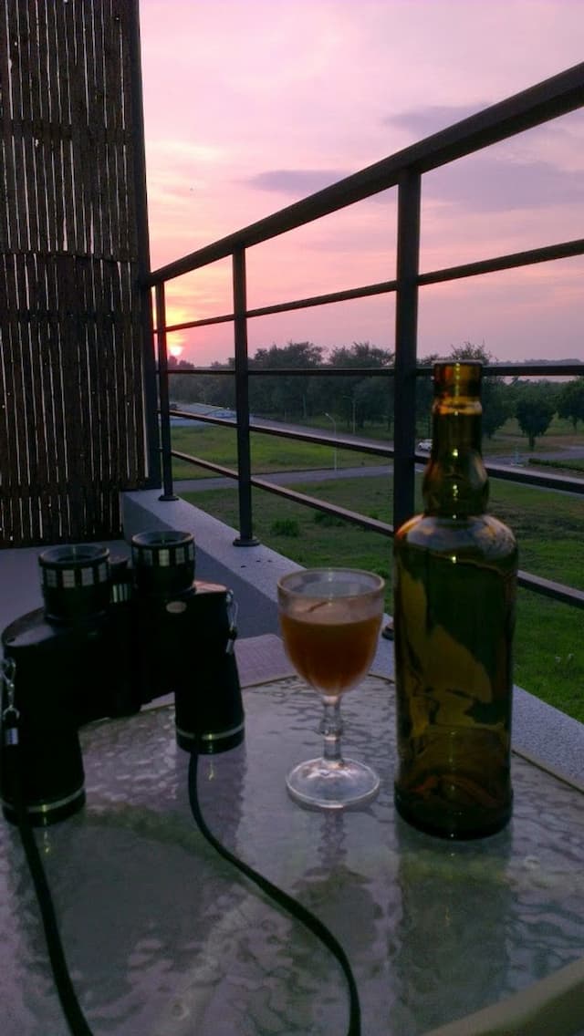 春夏可看到夕陽