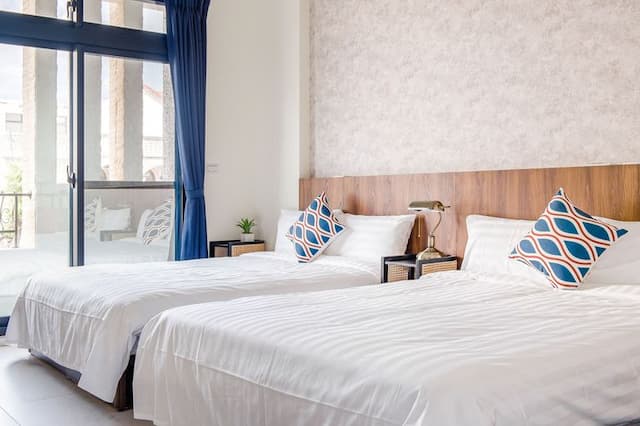 Choco style inn-Deluxe Plus Twin Room with Balcony-A201-3