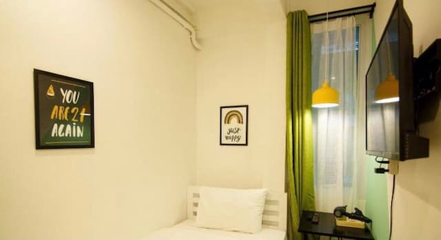 曼谷埃利斯酒店 (The Ellis Bangkok)-經濟單人間 - 共用浴室 (Economy Single Room with Shared Bathroom)-1