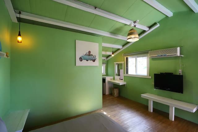 八柴哈哈寵物友善民宿-101雙人房（有陽台、浴缸）-6