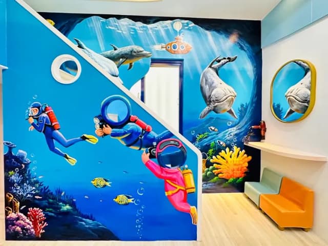 Little Ryukyu Boath House B & B-Family Room for Four - Submarine-Style Slide 2F-6