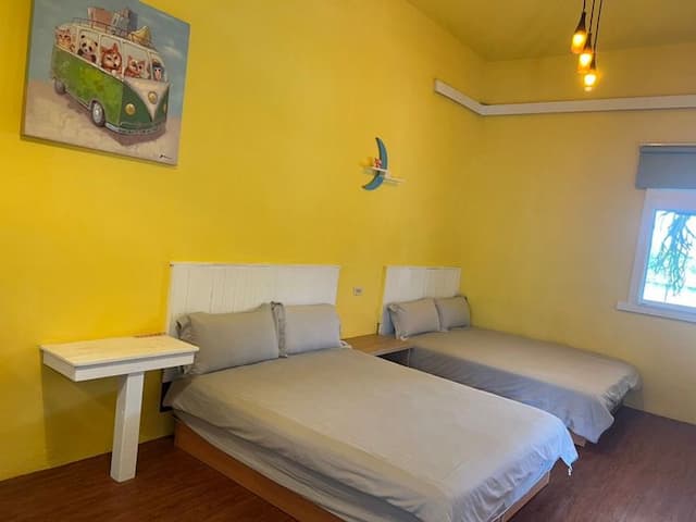 八柴哈哈寵物友善民宿-105四人房-2