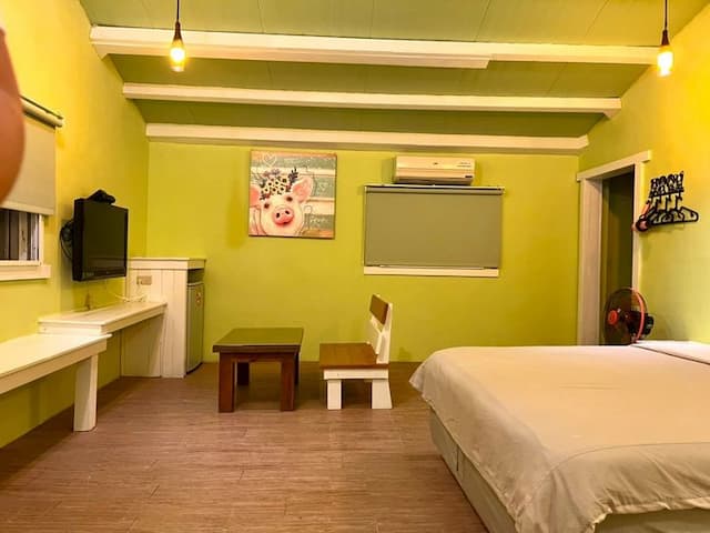 八柴哈哈寵物友善民宿-106四人房（有陽台、浴缸）-1