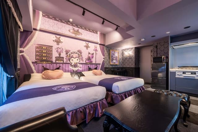 RESI STAY THE KYOTO-Gothic and Lolita Kuromi Room-4