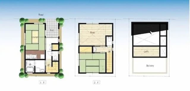 兩層日式包棟旅居｜最多6人/2房1廳/2衛1浴/隅田川景/淺草站步行8分-整棟/Max 6人房-12