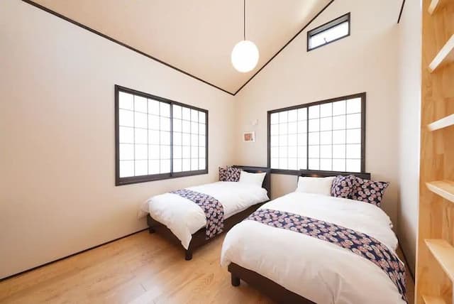 兩層日式包棟旅居｜最多6人/2房1廳/2衛1浴/隅田川景/淺草站步行8分-整棟/Max 6人房-1