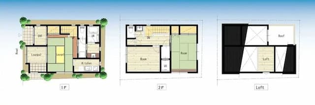 宿家 白堤庵｜最多5人/2室1廳/2衛1浴/三之輪站步行10分-包棟，最多入住5人-12