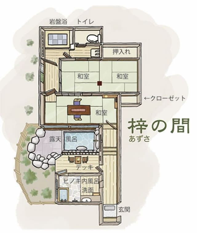 由布院溫泉 楓之小舍｜山莊無量塔美術館步行6分-梓之間【不挑房】-2