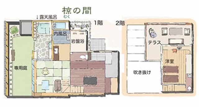 由布院溫泉 楓之小舍｜山莊無量塔美術館步行6分-椋之間【不挑房】-3