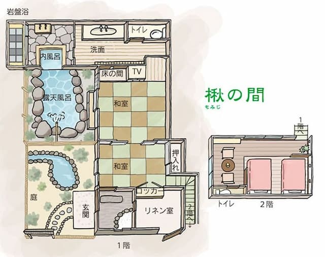 由布院溫泉 楓之小舍｜山莊無量塔美術館步行6分-楸之間【不挑房】-4